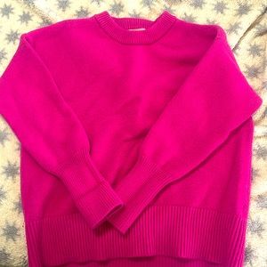 Hot pink women’s sweater